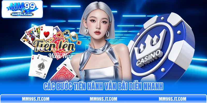 Các bước tiến hành ván bài diễn nhanh