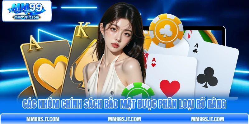 Các nhóm chính sách bảo mật được phân loại rõ ràng